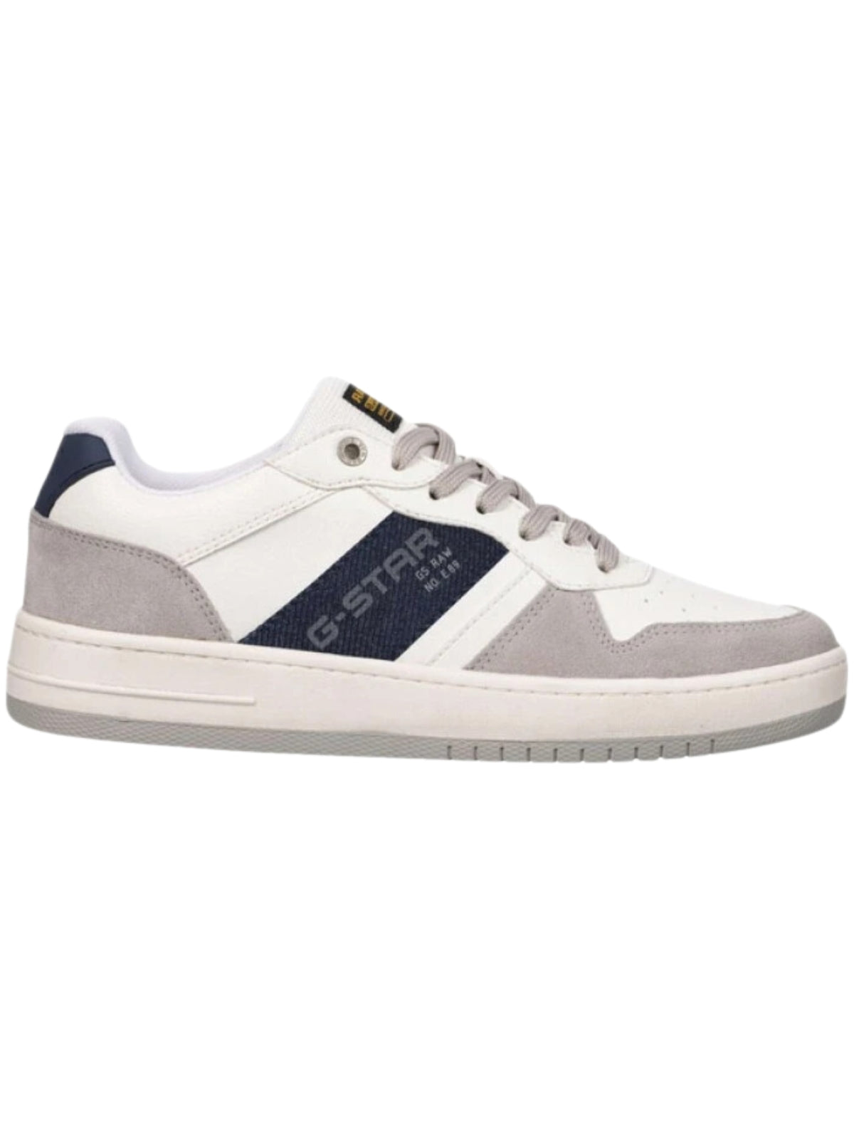 G-Star Sneaker Brend Lea Denim Logo White-Light Grey